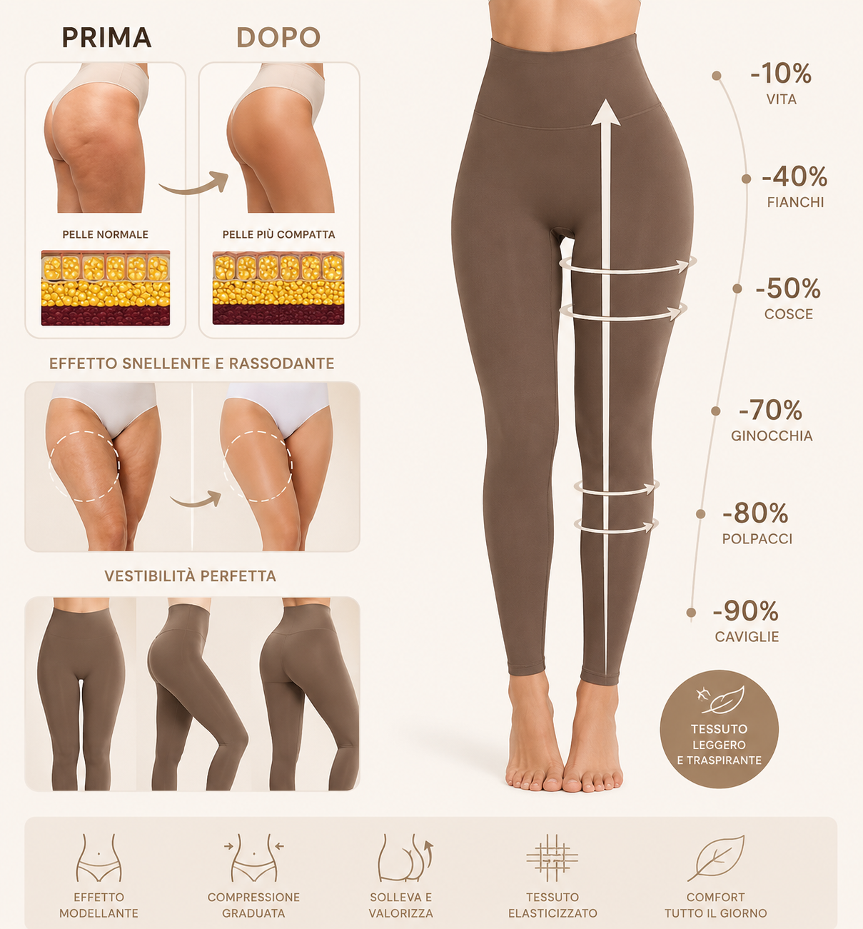 Leggings modellanti